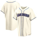 Ndoa S.Mariners Blank Player Cream Home Game Stitched Jerseys