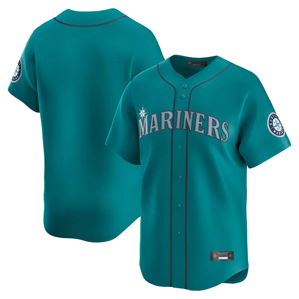 Ndoa S.Mariners Blank Player Teal Home Limited Stitched Jerseys