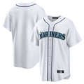 Ndoa S.Mariners Blank Player White Home Game Stitched Jerseys