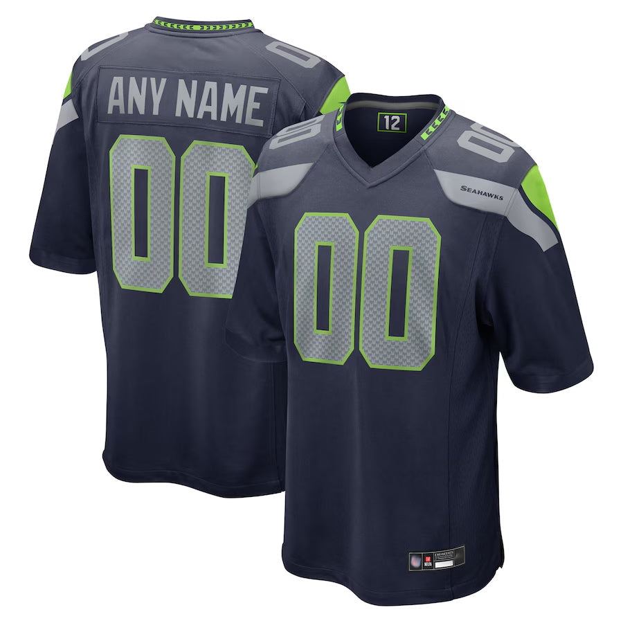 Ndoa Custom S.Seahawks Home Game Stitched Jerseys