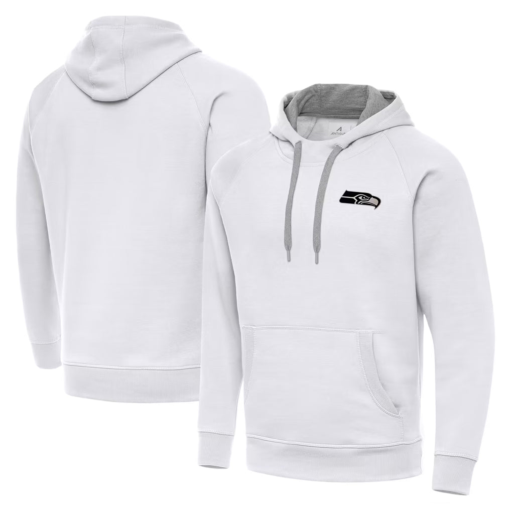 Ndoa S.Seahawks White Pullover Hoodies Game Blank Player Stitched Jerseys