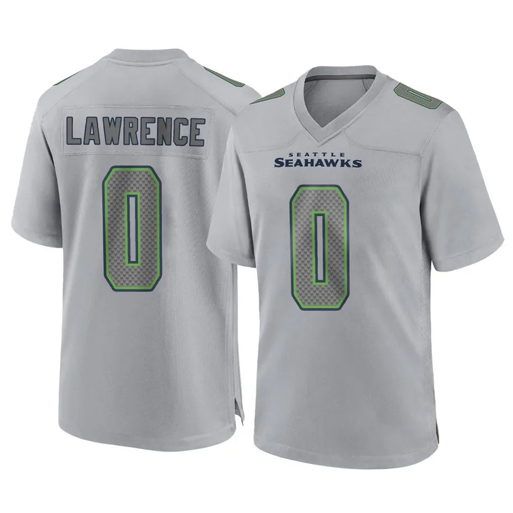 Ndoa S.Seahawks #0 DeMarcus Lawrence Player Gray Atmosphere Fashion Home Game Stitched Jerseys