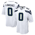 Ndoa S.Seahawks #0 DeMarcus Lawrence Player White Home Game Stitched Jerseys