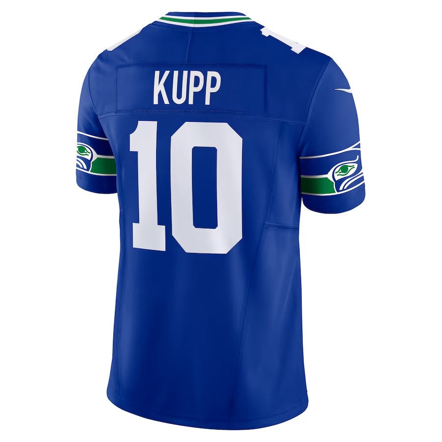 Ndoa S.Seahawks #10 Cooper Kupp Player Royal Vapor F.U.S.E. Limited Stitched Jerseys