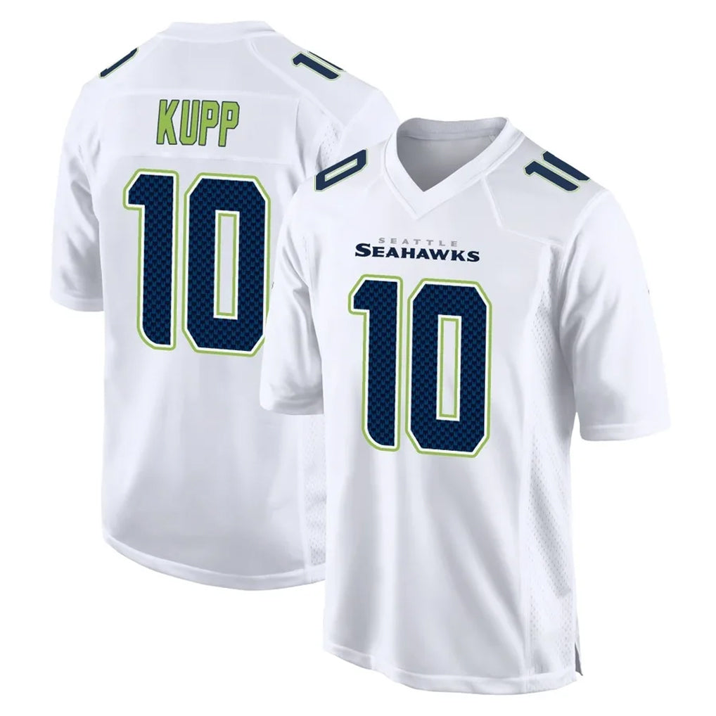 Ndoa S.Seahawks #10 Cooper Kupp Player White Tundra Fashion Home Game Stitched Jerseys