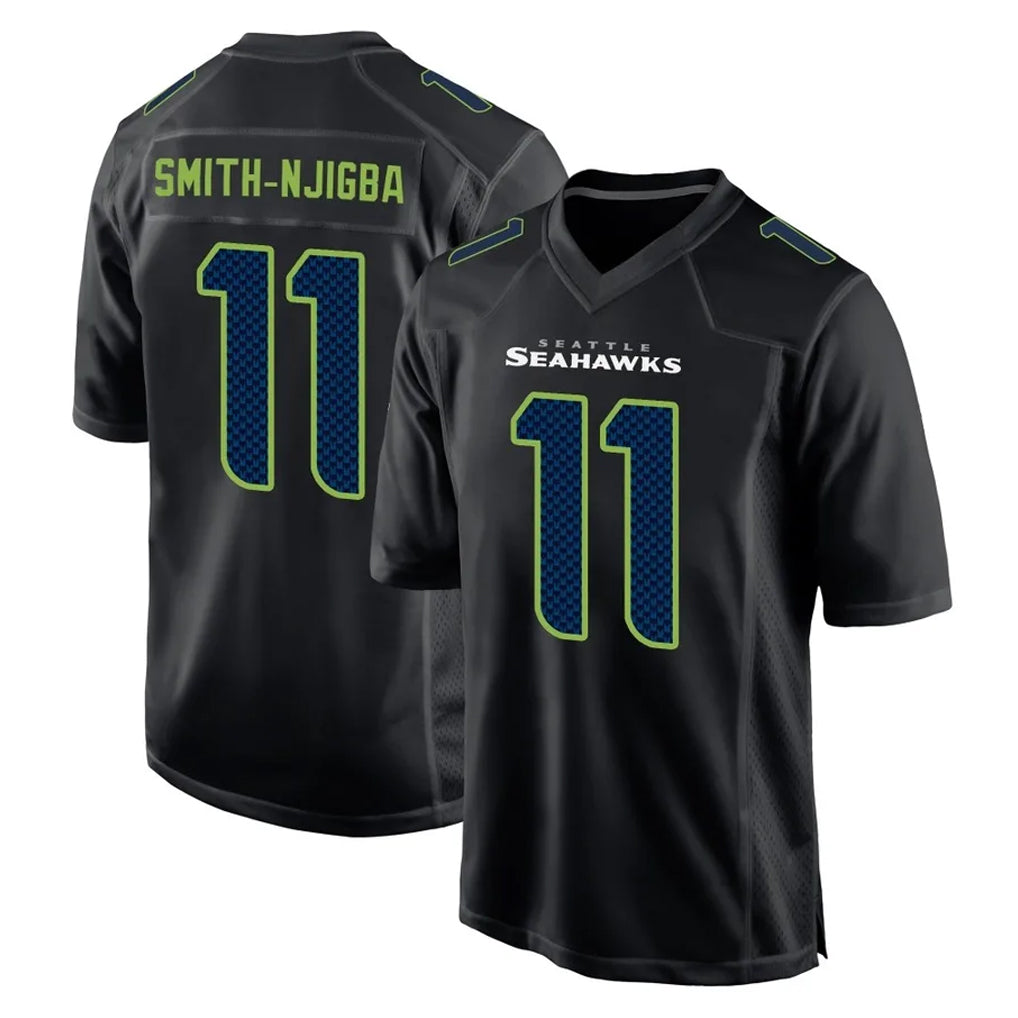 Ndoa S.Seahawks #11 Jaxon Smith-Njigba Player Black Limited Fashion Home Game Stitched Jerseys