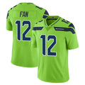 Ndoa S.Seahawks #12 12th Fan Player Green Limited Color Rush Home Game Stitched Jerseys