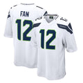 Ndoa S.Seahawks #12 12th Fan Player White Home Game Stitched Jerseys