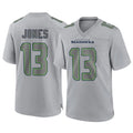Ndoa S.Seahawks #13 Ernest Jones IV Player Gray Atmosphere Fashion Home Game Stitched Jerseys