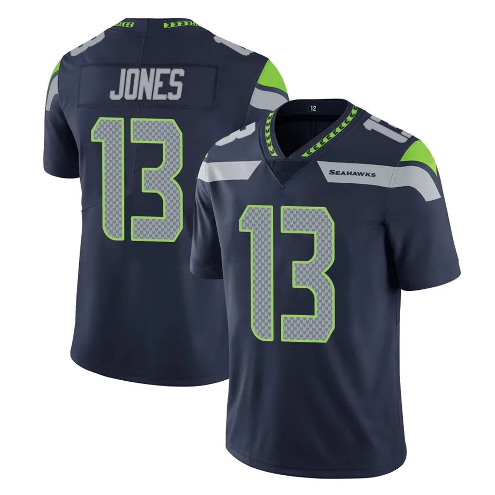 Ndoa S.Seahawks #13 Ernest Jones IV Player Navy Limited Vapor Untouchable Home Game Stitched Jerseys