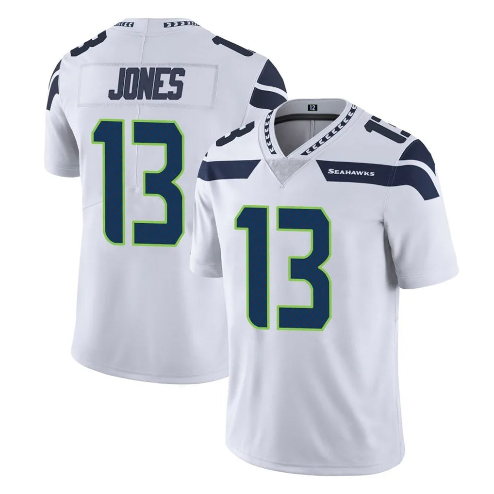 Ndoa S.Seahawks #13 Ernest Jones IV Player White Limited Vapor Untouchable Home Game Stitched Jerseys