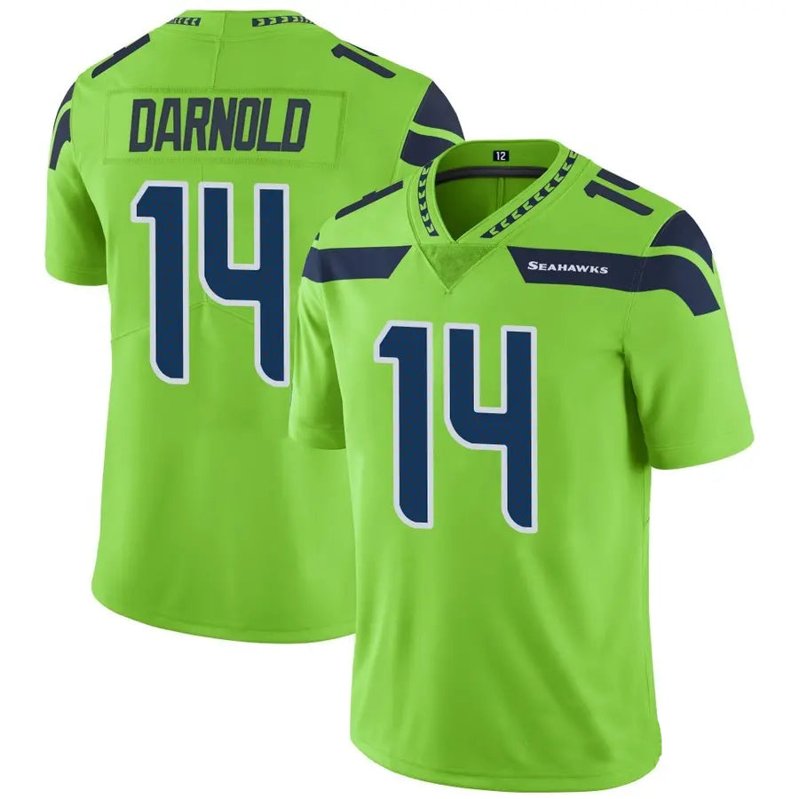 Ndoa S.Seahawks #14 Sam Darnold Player Green Vapor Limited Football Jerseys