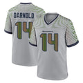 Ndoa S.Seahawks #14 Sam Darnold Player Grey 2025 Rivalries Collection Home Game Stitched Jerseys