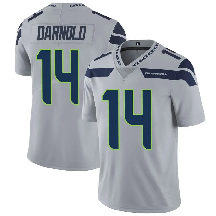 Ndoa S.Seahawks #14 Sam Darnold Player Grey Vapor Limited Football Jerseys