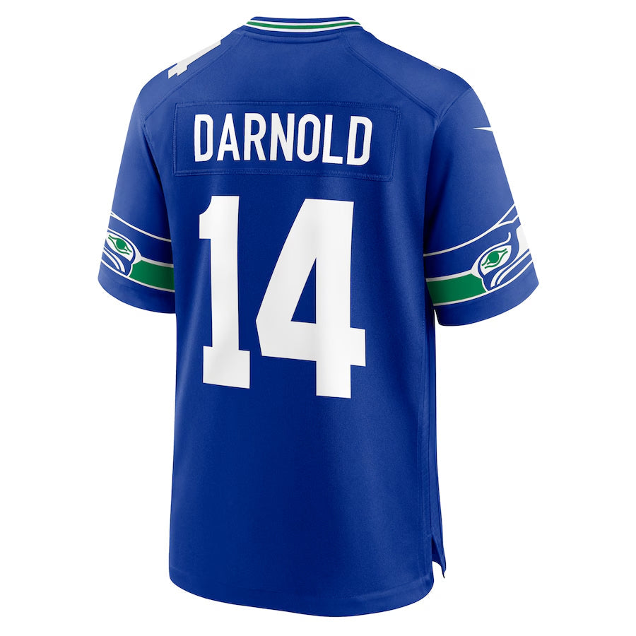 Ndoa S.Seahawks #14 Sam Darnold Player Royal Alternate Game Football Jerseys