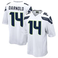 Ndoa S.Seahawks #14 Sam Darnold Player White Home Game Football Jerseys