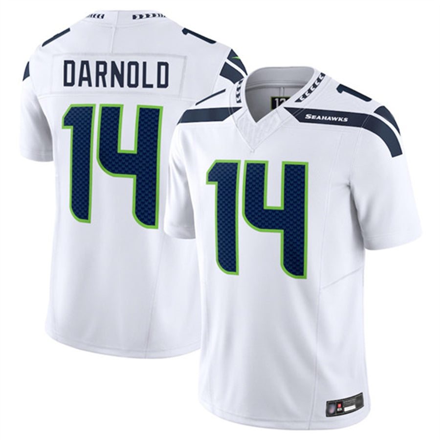Ndoa S.Seahawks #14 Sam Darnold Player White Vapor F.U.S.E. Limited Football Jerseys