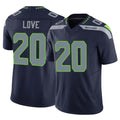 Ndoa S.Seahawks #20 Julian Love Player Navy Limited Vapor F.U.S.E. Home Game Stitched Jerseys