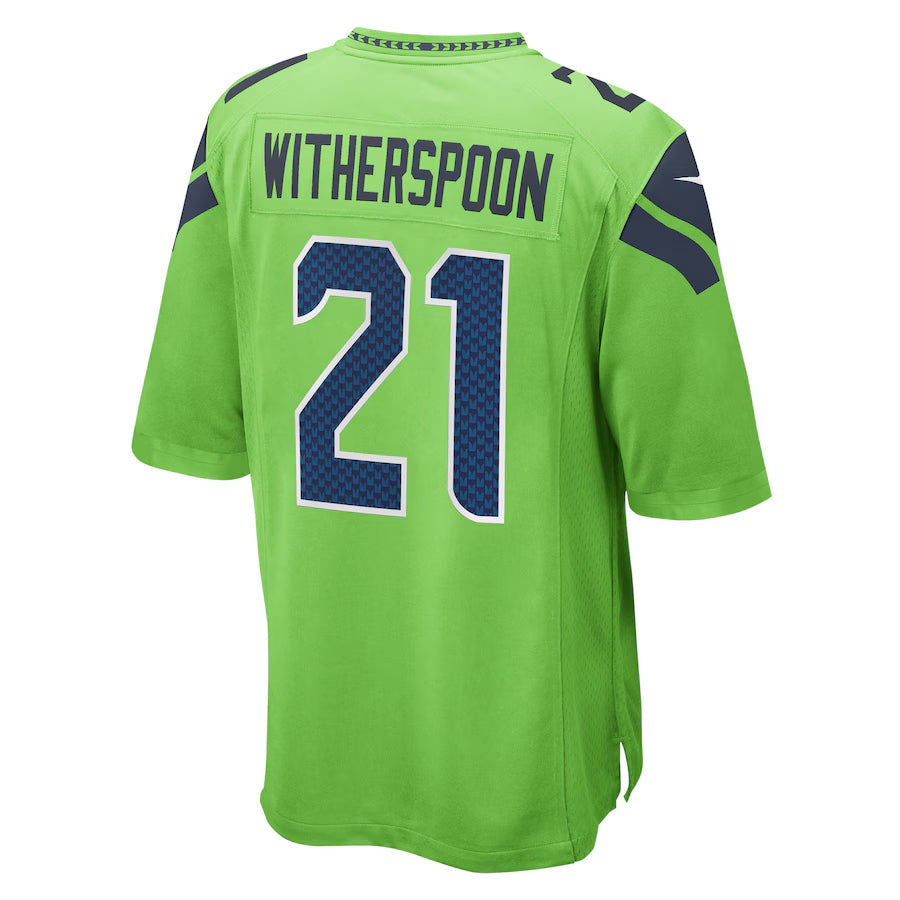 Ndoa S.Seahawks #21 Devon Witherspoon Player Green Home Game Stitched Jerseys