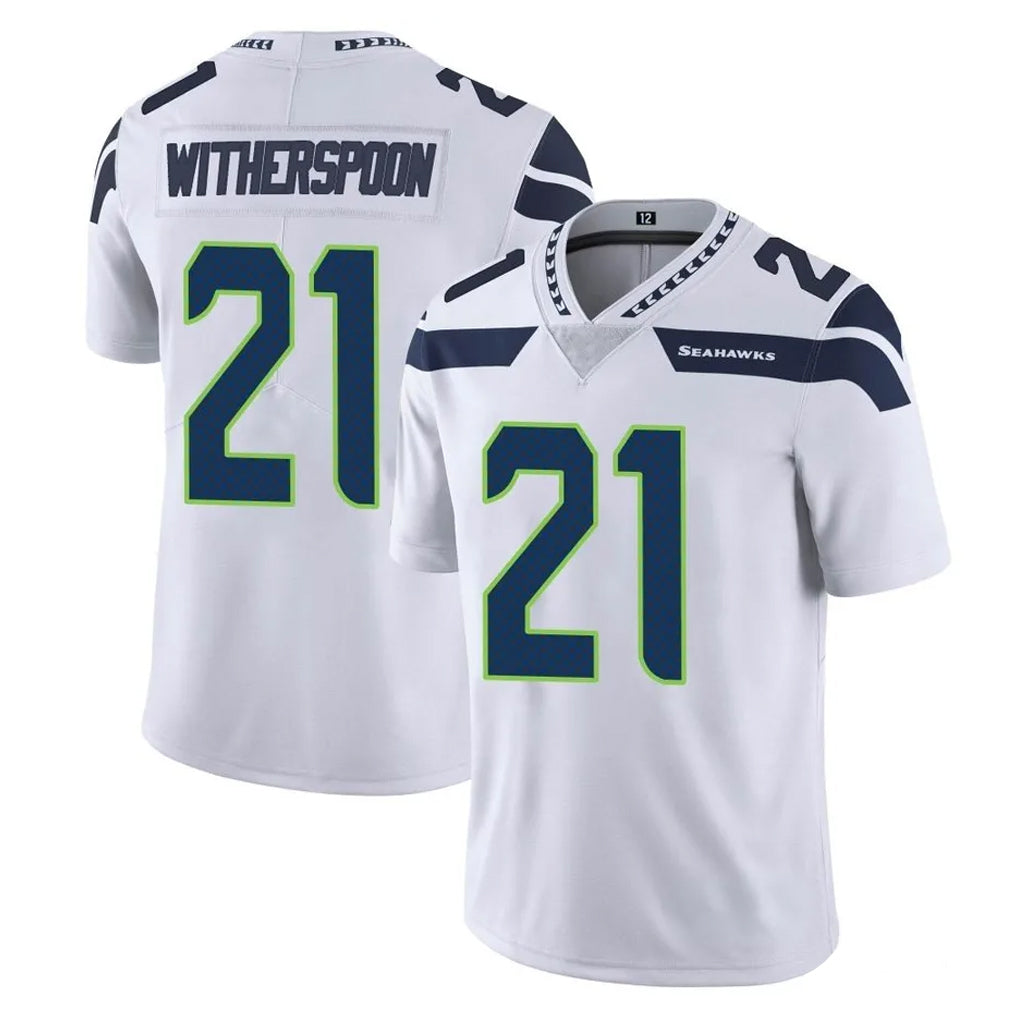 Ndoa S.Seahawks #21 Devon Witherspoon Player White Limited Vapor Untouchable Home Game Stitched Jerseys