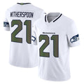 Ndoa S.Seahawks #21 Devon Witherspoon Whitel Rivalries Vapor Limited Home Game Stitched Jerseys