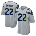 Ndoa S.Seahawks #22 Rashid Shaheed Player Gray Home Game Stitched Jerseys