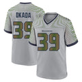 Ndoa S.Seahawks #39 Ty Okada Player Grey 2025 Rivalries Collection Home Game Stitched Jerseys