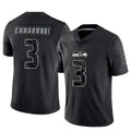 Ndoa S.Seahawks #3 Nick Emmanwori Player Black RFLCTV Limited Football Jerseys