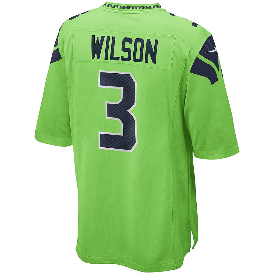 Ndoa S.Seahawks #3 Nick Emmanwori Player Green Game Football Jerseys