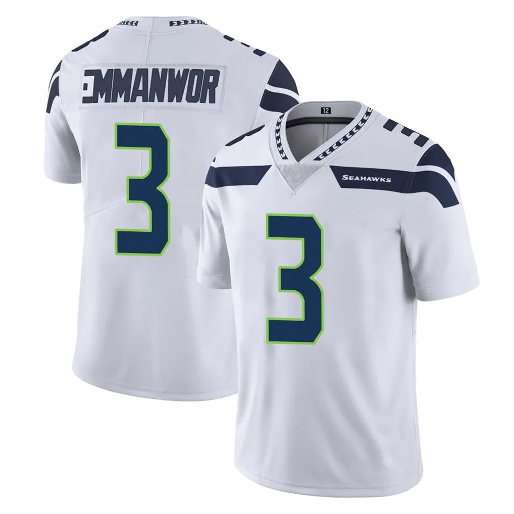 Ndoa S.Seahawks #3 Nick Emmanwori Player White Limited Vapor Untouchable Home Game Stitched Jerseys