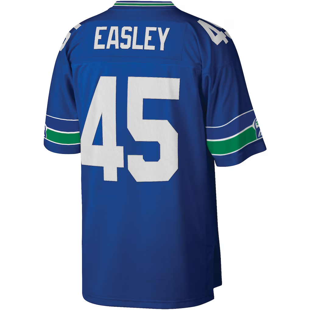 Ndoa S.Seahawks #45 Kenny Easley Mitchell & Ness Royal Legacy Replica Jersey