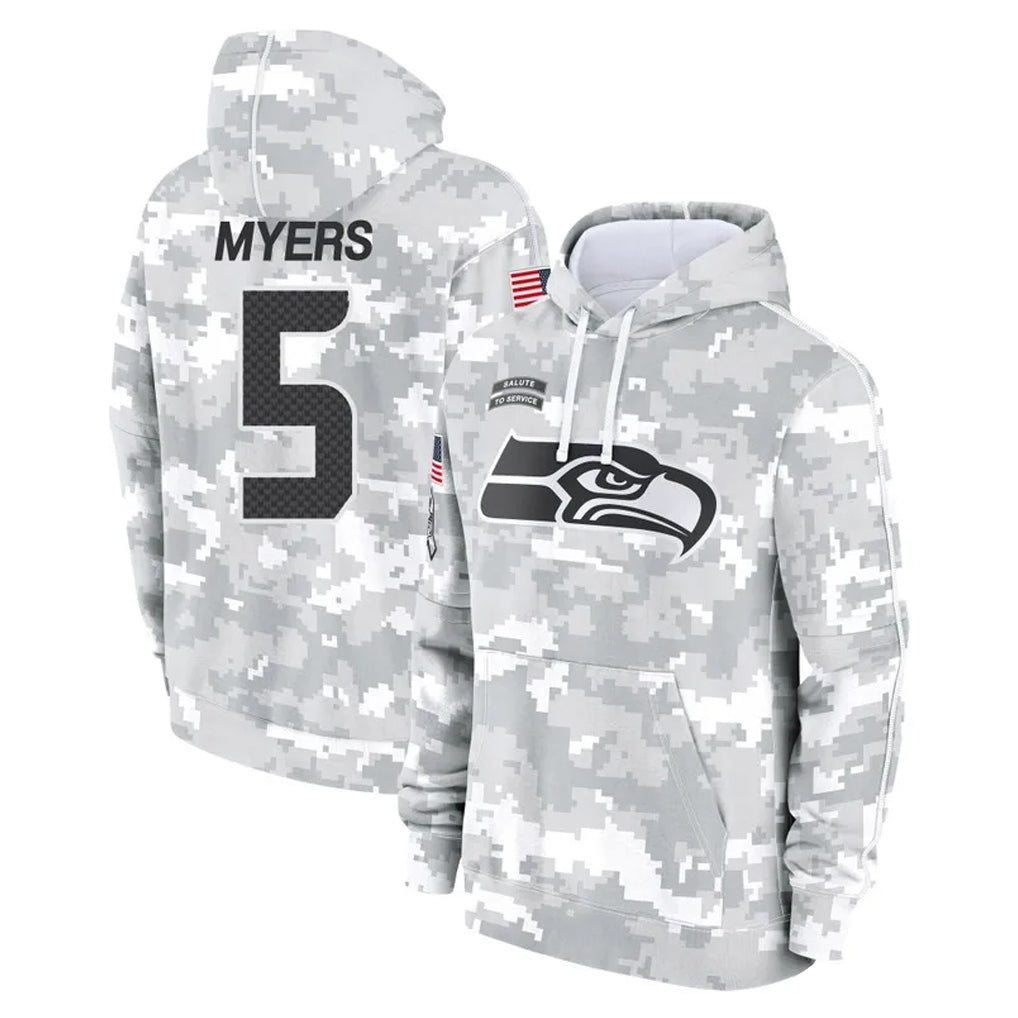 Ndoa S.Seahawks #5 Jason Myers Player Arctic Camo Limited Salute to Service Pullover Hoodies Game Stitched Jerseys