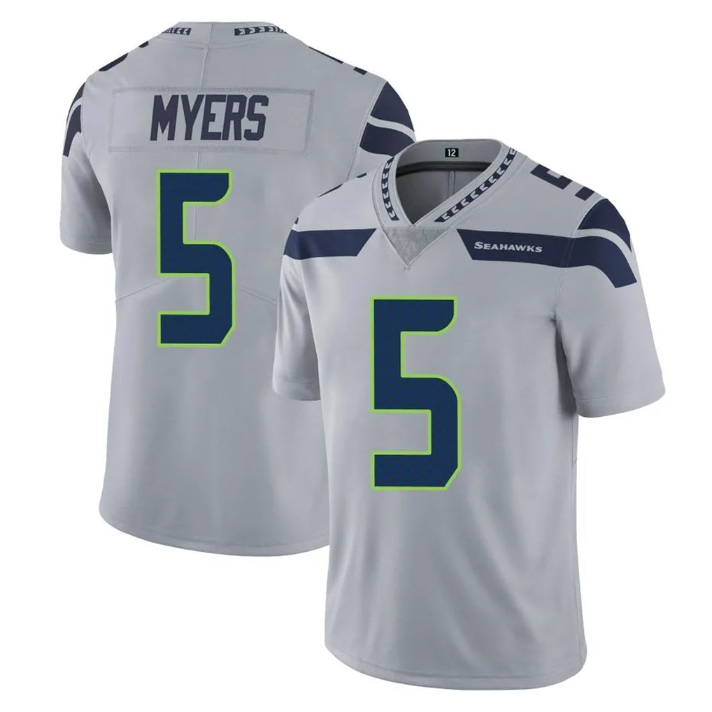 Ndoa S.Seahawks #5 Jason Myers Player Gray Limited Vapor Untouchable Home Game Stitched Jerseys