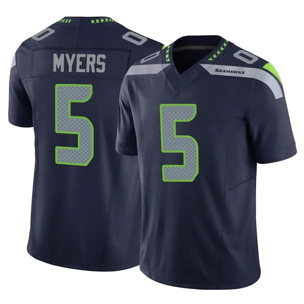 Ndoa S.Seahawks #5 Jason Myers Player Navy Limited Vapor F.U.S.E. Home Game Stitched Jerseys