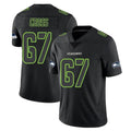 Ndoa S.Seahawks #67 Charles Cross Player Black Impact Limited Home Game Stitched Jerseys