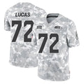 Ndoa S.Seahawks #72 Abraham Lucas Player Arctic Camo Limited Salute To Service Home Game Stitched Jerseys