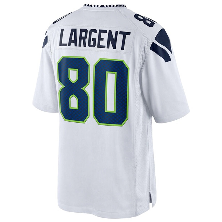 Ndoa S.Seahawks #80 Steve Largent Player White Home Game Stitched Jerseys