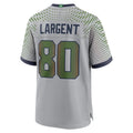 Ndoa S.Seahawks #80 Steve Largent Player Wolf Gray Rivalries Collection Game Stitched Jerseys