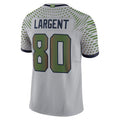 Ndoa S.Seahawks #80 Steve Largent Player Wolf Gray Rivalries Collection Limited Stitched Jerseys