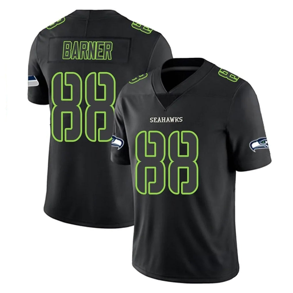Ndoa S.Seahawks #88 AJ Barner Player Black Impact Limited Home Game Stitched Jerseys