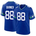 Ndoa S.Seahawks #88 AJ Barner Player Royal Throwback Home Game Stitched Jerseys