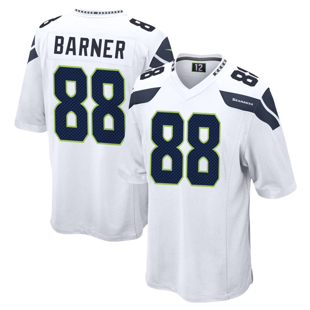 Ndoa S.Seahawks #88 AJ Barner Player White Home Game Stitched Jerseys
