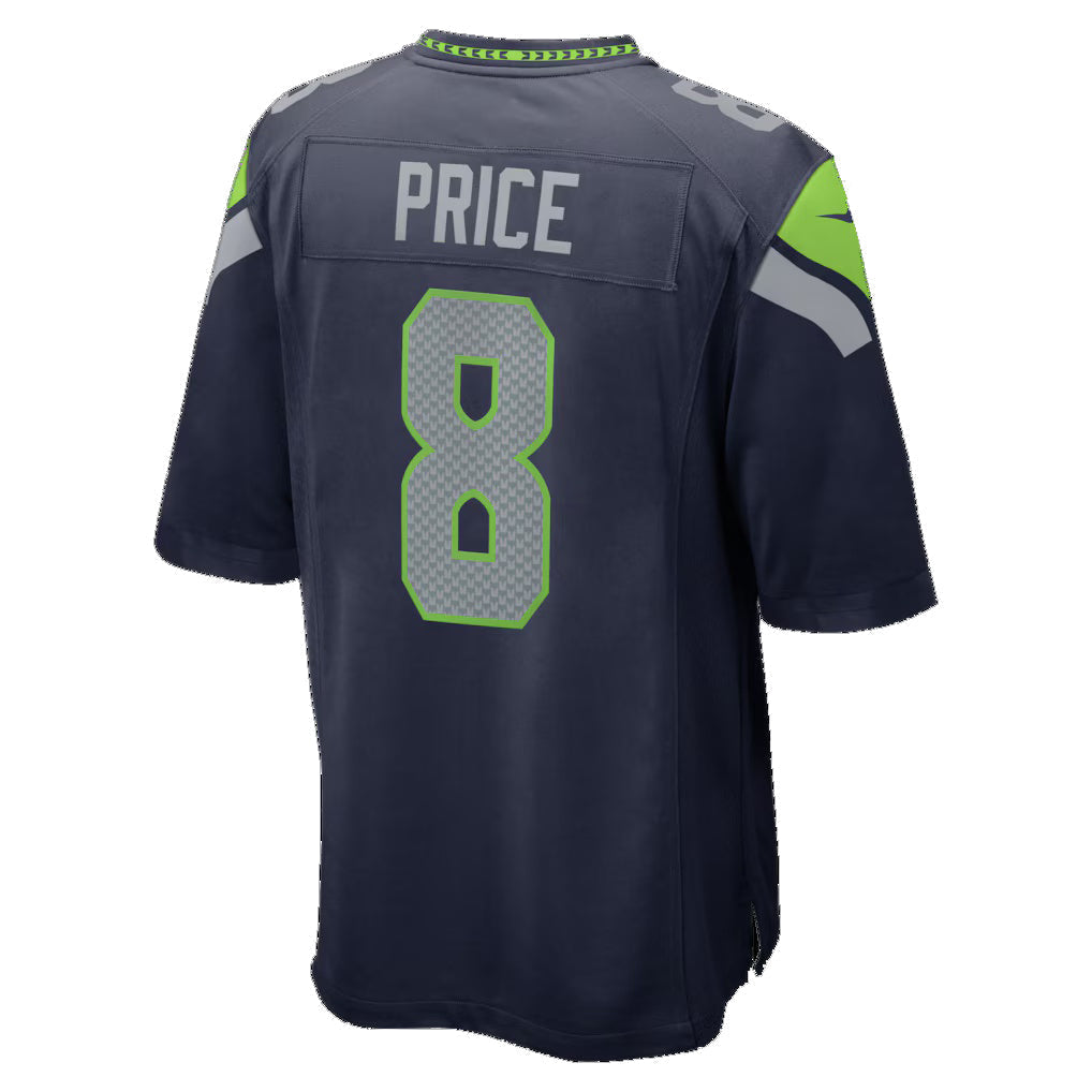 Ndoa S.Seahawks #8 Jadarian Price College Navy 2026 Draft First Round Pick No. 32 Team Game Stitched Jerseys
