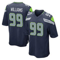 Ndoa S.Seahawks #99 Leonard Williams Player Navy Home Game Stitched Jerseys
