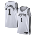 Ndoa SA.Spurs #1 Victor Wembanyama White Swingman Jerseys - Association Edition