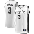 Ndoa SA.Spurs #3 Keldon Johnson Fanatics White Fast Break Association Jerseys