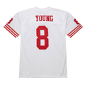 Ndoa SF.49ers 1994 #8 Steve Young Mitchell & Ness White Authentic Throwback Retired Player Stitched Puhic Jersey
