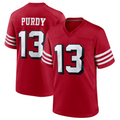Ndoa SF.49ers #13 Brock Purdy Player Scarlet Alternate Game Stitched Jerseys