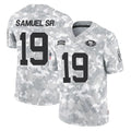 Ndoa SF.49ers #19 Deebo Samuel Sr. Player Arctic Camo Limited Salute To Service Home Game Stitched Jerseys