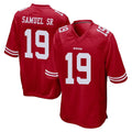Ndoa SF.49ers #19 Deebo Samuel Sr. Player Red Home Game Stitched Jerseys